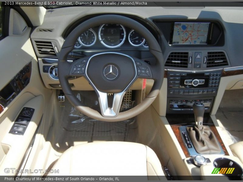 Diamond White Metallic / Almond/Mocha 2013 Mercedes-Benz E 350 Cabriolet