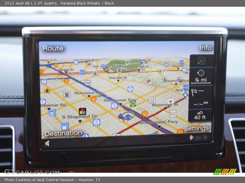 Navigation of 2013 A8 L 3.0T quattro
