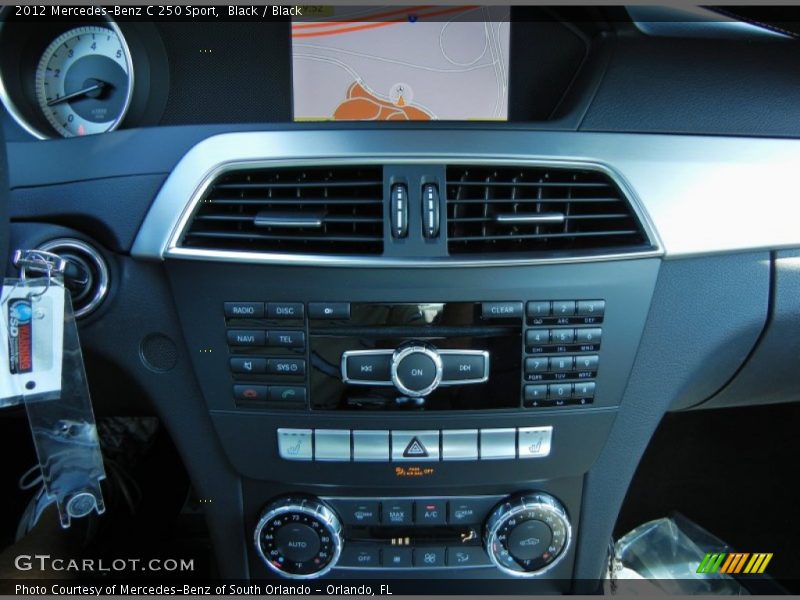 Black / Black 2012 Mercedes-Benz C 250 Sport