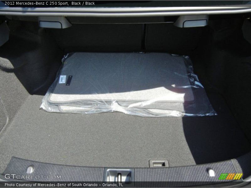 Black / Black 2012 Mercedes-Benz C 250 Sport