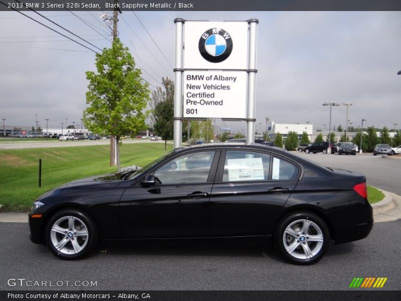 Black Sapphire Metallic / Black 2013 BMW 3 Series 328i Sedan