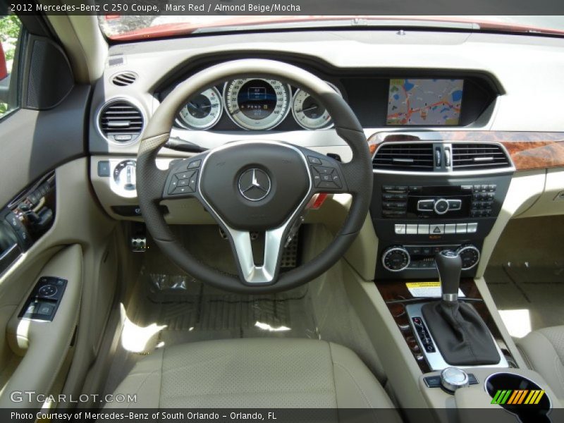 Dashboard of 2012 C 250 Coupe