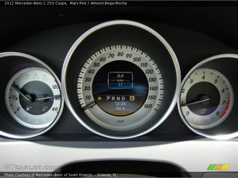  2012 C 250 Coupe 250 Coupe Gauges