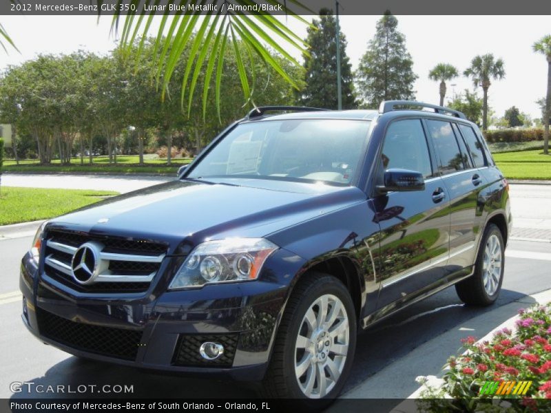 Lunar Blue Metallic / Almond/Black 2012 Mercedes-Benz GLK 350