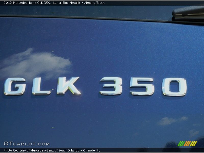 Lunar Blue Metallic / Almond/Black 2012 Mercedes-Benz GLK 350