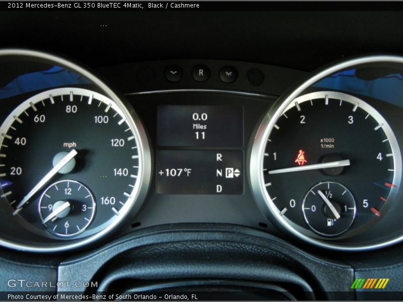  2012 GL 350 BlueTEC 4Matic 350 BlueTEC 4Matic Gauges