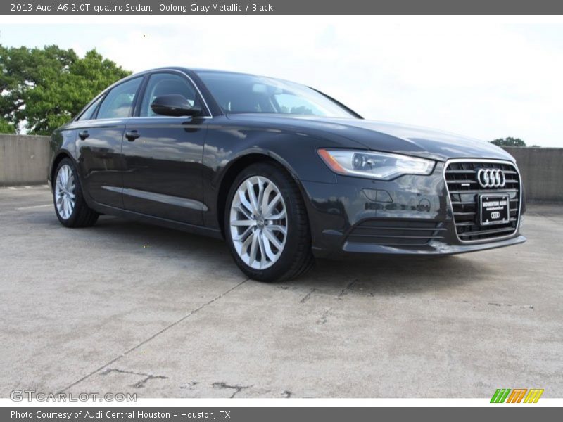 Oolong Gray Metallic / Black 2013 Audi A6 2.0T quattro Sedan