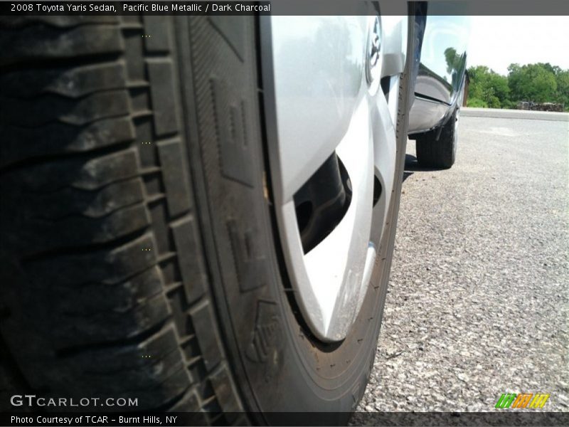 Pacific Blue Metallic / Dark Charcoal 2008 Toyota Yaris Sedan