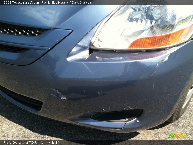 Pacific Blue Metallic / Dark Charcoal 2008 Toyota Yaris Sedan