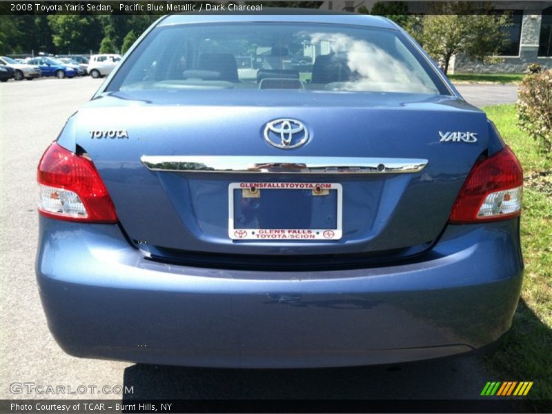 Pacific Blue Metallic / Dark Charcoal 2008 Toyota Yaris Sedan
