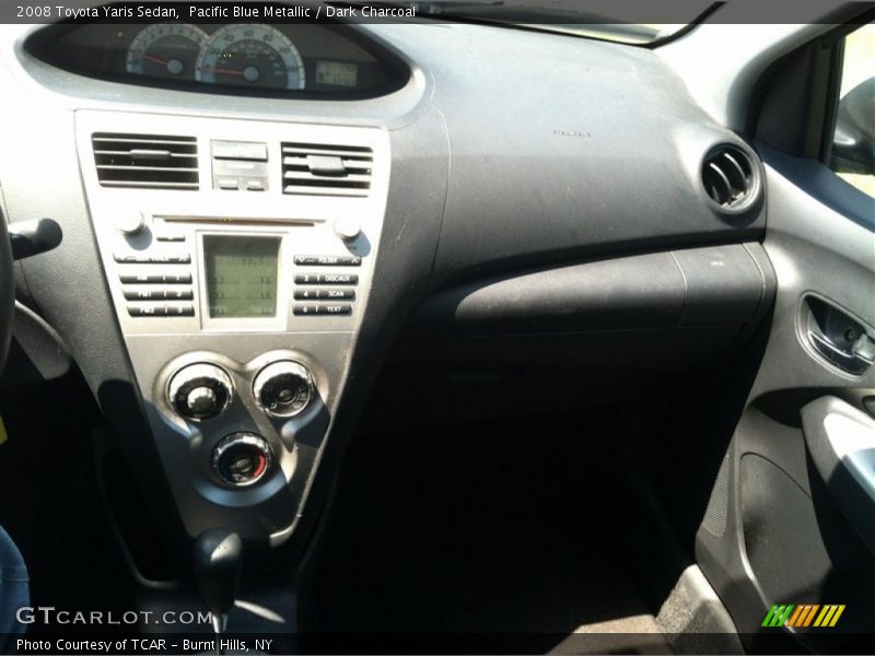 Pacific Blue Metallic / Dark Charcoal 2008 Toyota Yaris Sedan