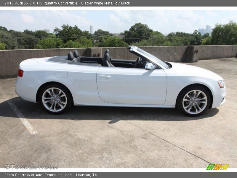 Glacier White Metallic / Black 2013 Audi S5 3.0 TFSI quattro Convertible