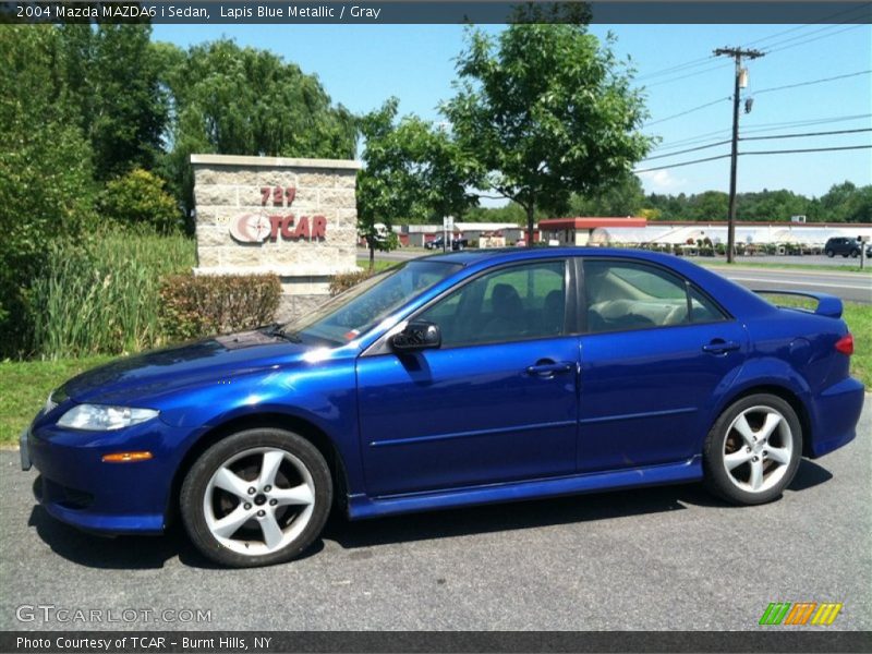 Lapis Blue Metallic / Gray 2004 Mazda MAZDA6 i Sedan