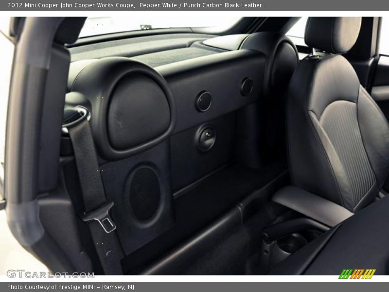  2012 Cooper John Cooper Works Coupe Punch Carbon Black Leather Interior