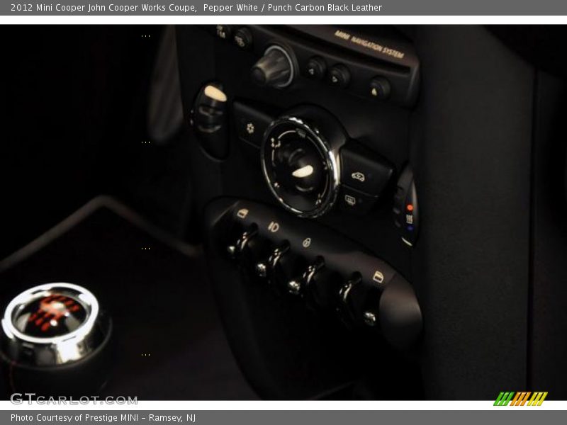 Pepper White / Punch Carbon Black Leather 2012 Mini Cooper John Cooper Works Coupe