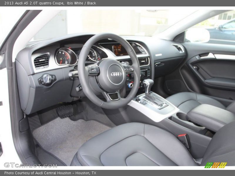 Ibis White / Black 2013 Audi A5 2.0T quattro Coupe