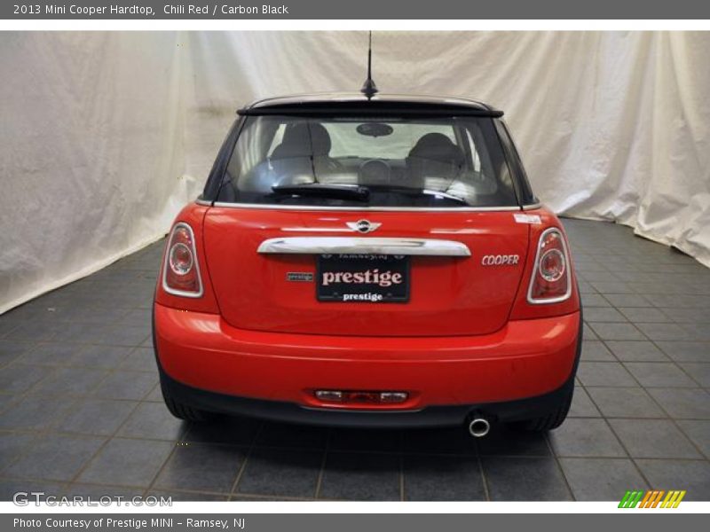 Chili Red / Carbon Black 2013 Mini Cooper Hardtop