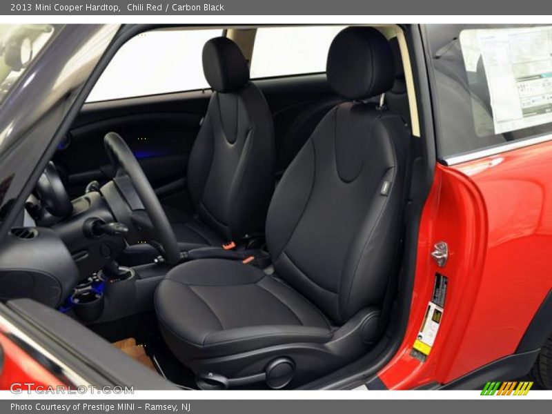Front Seat of 2013 Cooper Hardtop