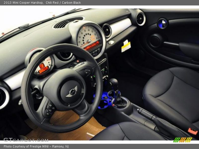 Carbon Black Interior - 2013 Cooper Hardtop 