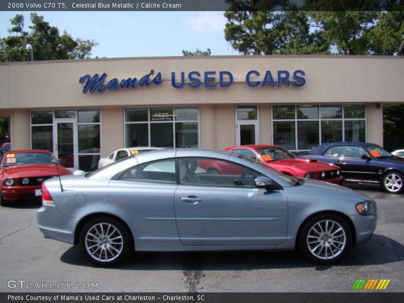 Celestial Blue Metallic / Calcite Cream 2008 Volvo C70 T5