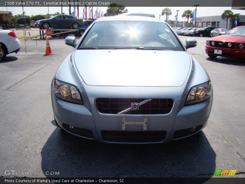 Celestial Blue Metallic / Calcite Cream 2008 Volvo C70 T5