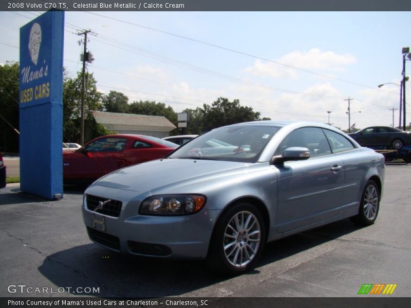 Celestial Blue Metallic / Calcite Cream 2008 Volvo C70 T5