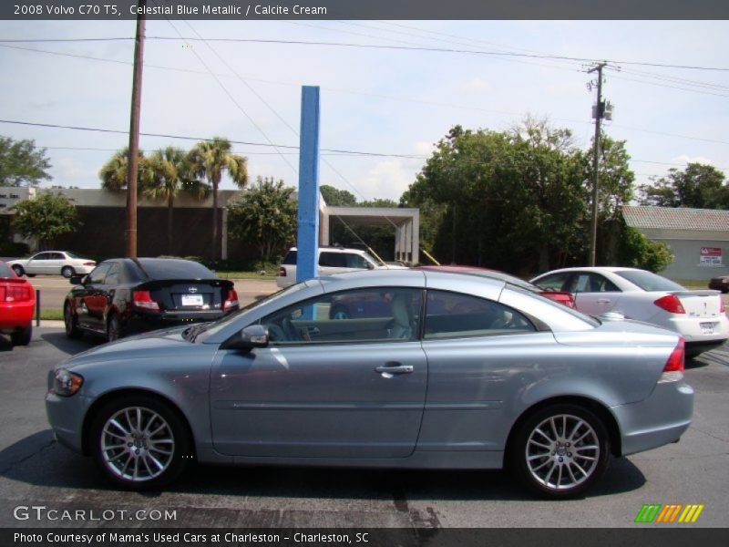 Celestial Blue Metallic / Calcite Cream 2008 Volvo C70 T5