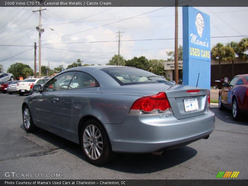 Celestial Blue Metallic / Calcite Cream 2008 Volvo C70 T5