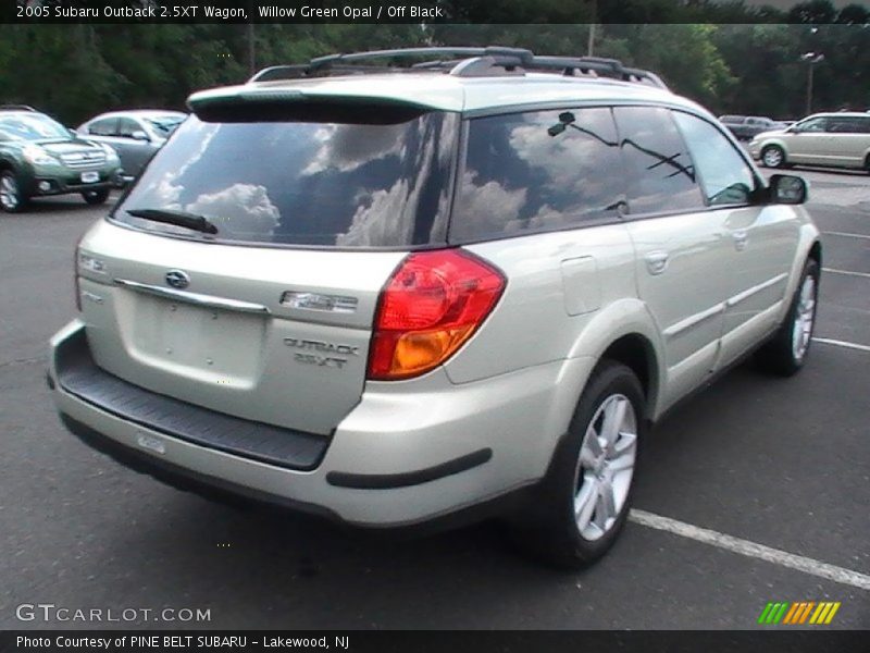 Willow Green Opal / Off Black 2005 Subaru Outback 2.5XT Wagon