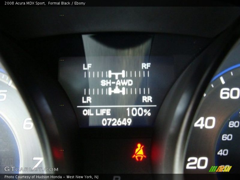 Formal Black / Ebony 2008 Acura MDX Sport