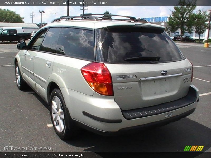 Willow Green Opal / Off Black 2005 Subaru Outback 2.5XT Wagon