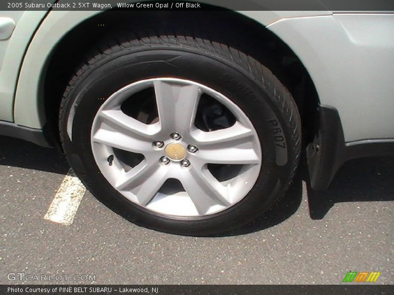 Willow Green Opal / Off Black 2005 Subaru Outback 2.5XT Wagon