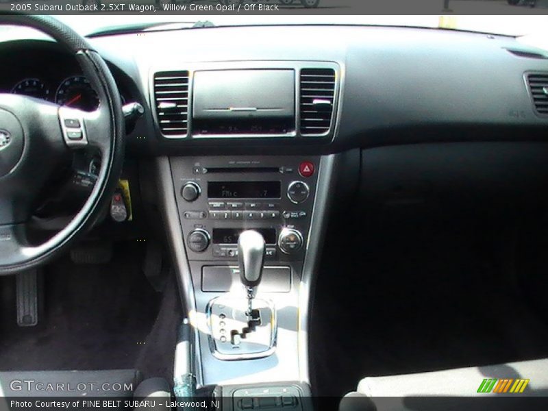 Willow Green Opal / Off Black 2005 Subaru Outback 2.5XT Wagon
