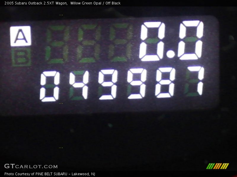 Willow Green Opal / Off Black 2005 Subaru Outback 2.5XT Wagon