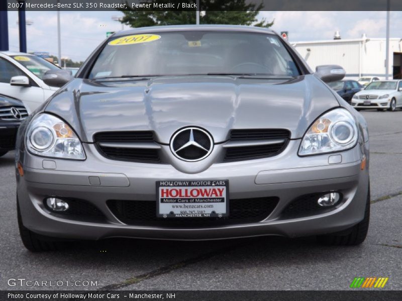 Pewter Metallic / Black 2007 Mercedes-Benz SLK 350 Roadster