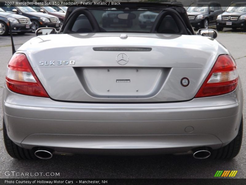 Pewter Metallic / Black 2007 Mercedes-Benz SLK 350 Roadster
