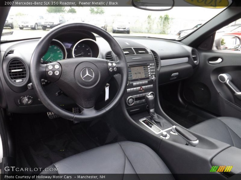 Pewter Metallic / Black 2007 Mercedes-Benz SLK 350 Roadster