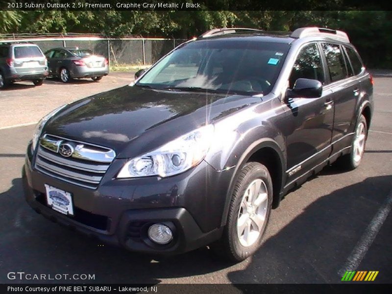 Graphite Gray Metallic / Black 2013 Subaru Outback 2.5i Premium