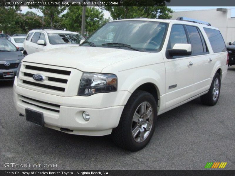 White Sand Tri Coat / Stone 2008 Ford Expedition EL Limited 4x4