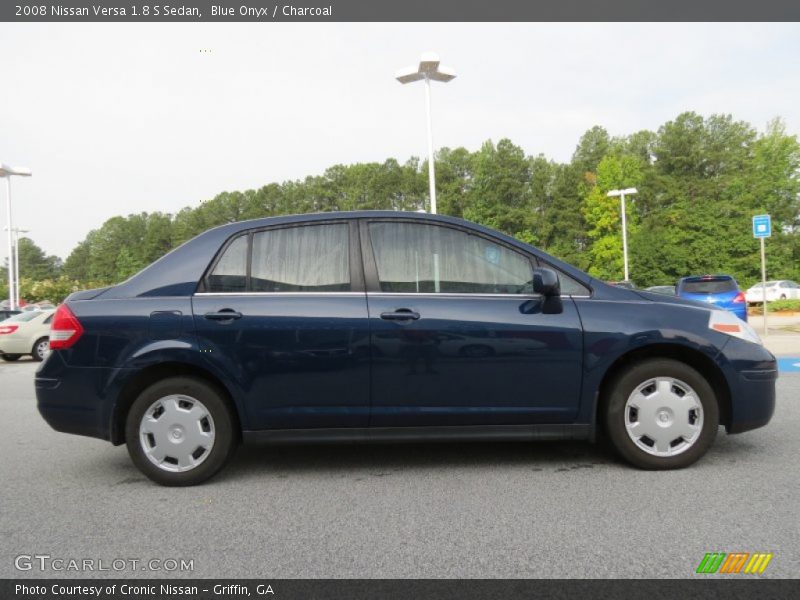 Blue Onyx / Charcoal 2008 Nissan Versa 1.8 S Sedan