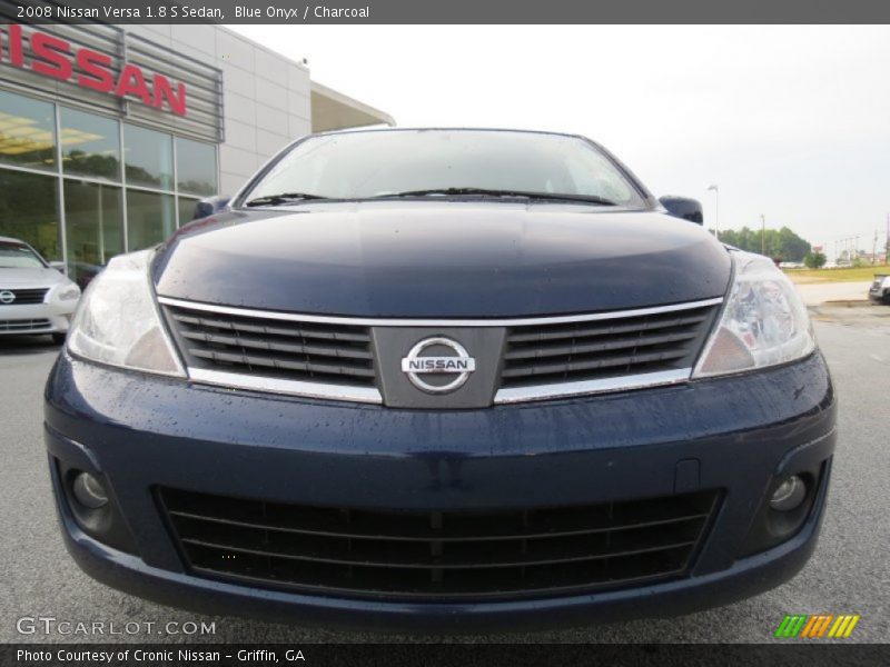Blue Onyx / Charcoal 2008 Nissan Versa 1.8 S Sedan