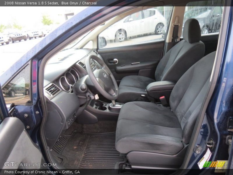 Blue Onyx / Charcoal 2008 Nissan Versa 1.8 S Sedan
