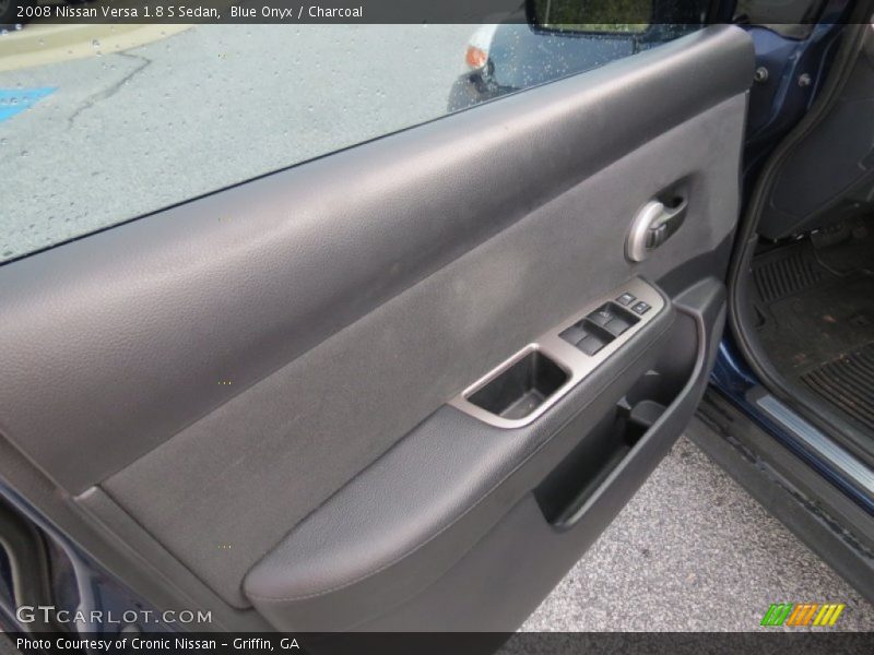 Blue Onyx / Charcoal 2008 Nissan Versa 1.8 S Sedan