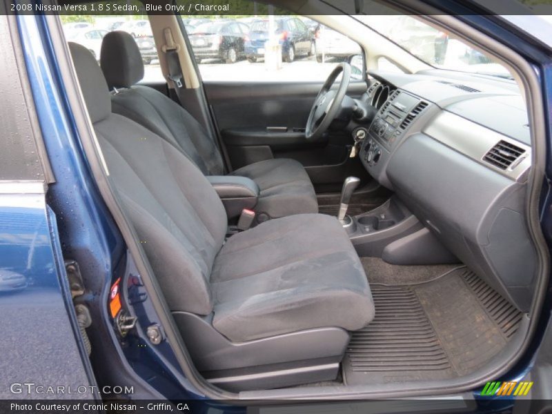 Blue Onyx / Charcoal 2008 Nissan Versa 1.8 S Sedan