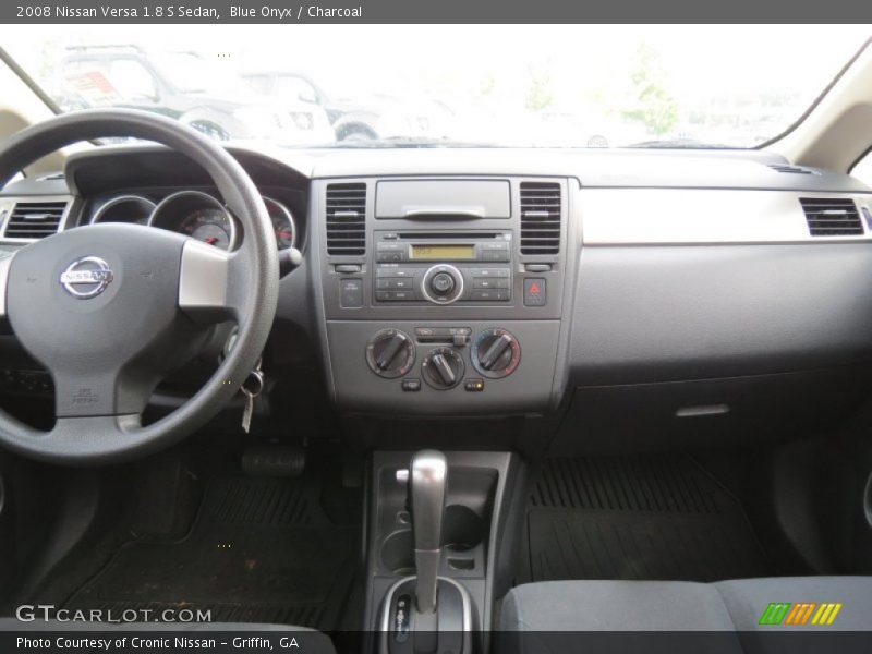 Blue Onyx / Charcoal 2008 Nissan Versa 1.8 S Sedan