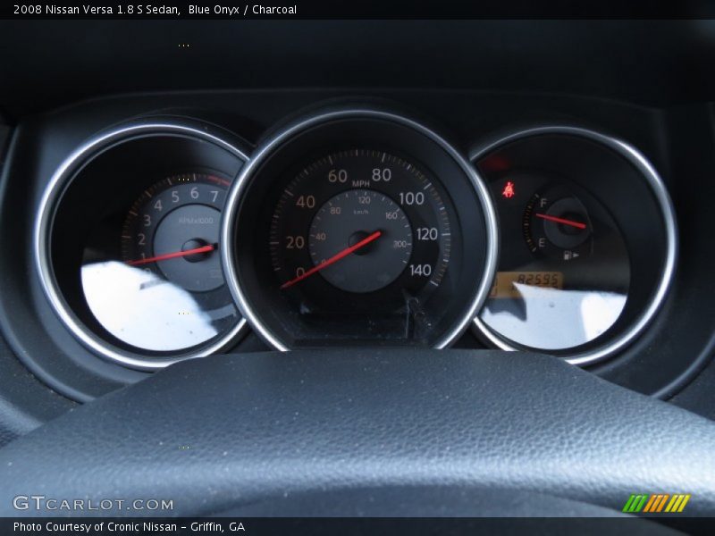 Blue Onyx / Charcoal 2008 Nissan Versa 1.8 S Sedan