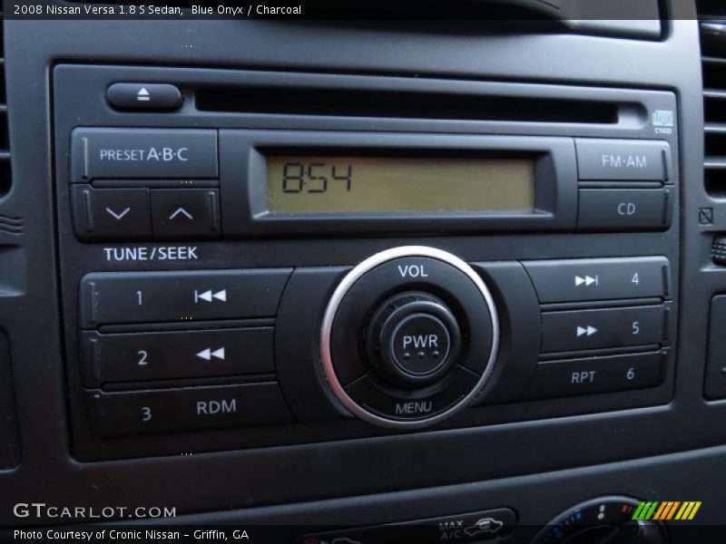 Blue Onyx / Charcoal 2008 Nissan Versa 1.8 S Sedan