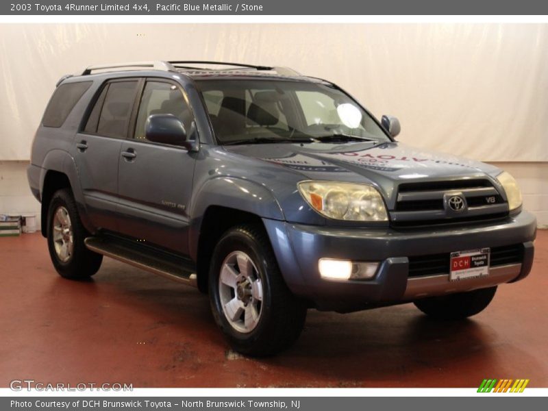 Pacific Blue Metallic / Stone 2003 Toyota 4Runner Limited 4x4