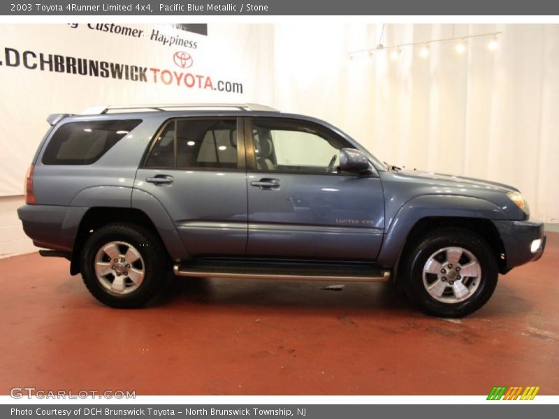 Pacific Blue Metallic / Stone 2003 Toyota 4Runner Limited 4x4