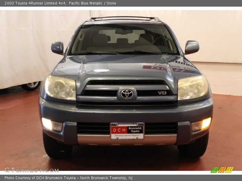 Pacific Blue Metallic / Stone 2003 Toyota 4Runner Limited 4x4